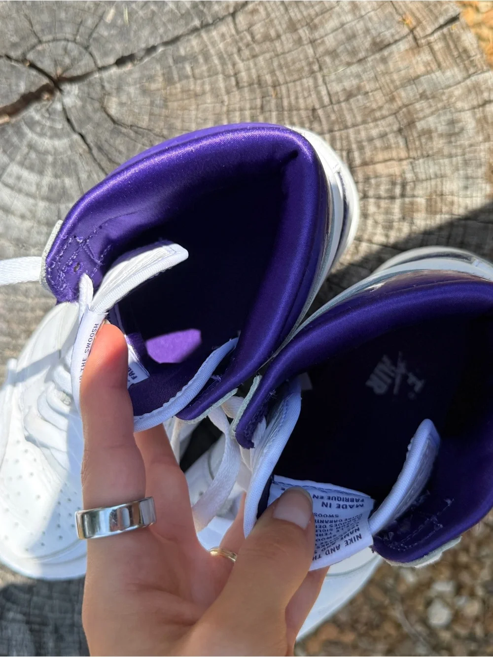Nike Air Jordan 1 High OG “Court Purple” High Top Sneakers Women’s Size 7.5